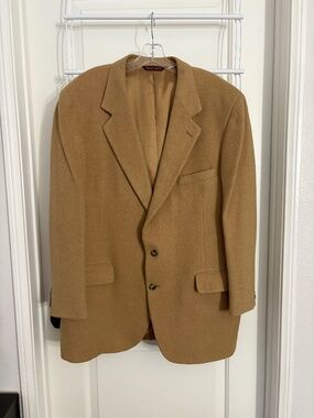 Vintage Nordstrom Men's Overcoat 100% Camel Hair